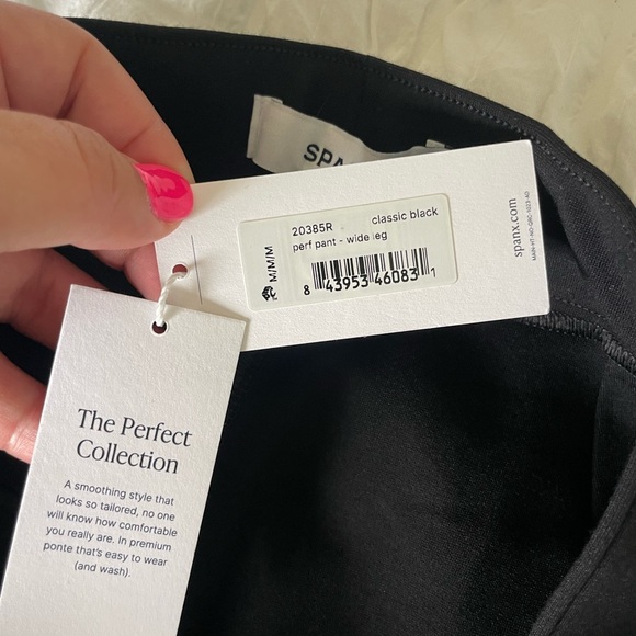 SPANX Perfect Black Wide leg Women's Pants - Picture 11 of 15